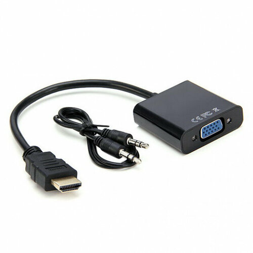Переходник HDMI VGA со звуком Конвектор аналогового сигнала Переходник HDMI-VGA аудиокабель 910₽