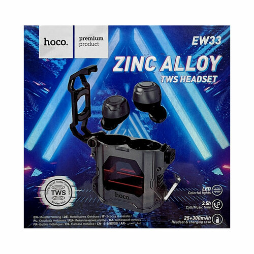 Беспроводные наушники Hoco EW33 черный 3280₽