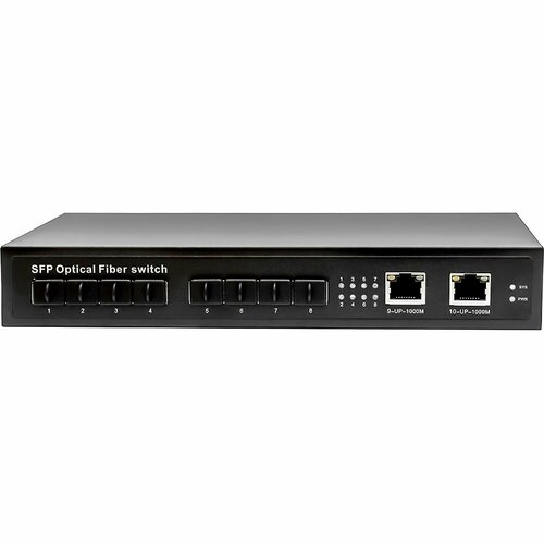 PoE-коммутатор NST Gigabit Ethernet RJ45x4 SFPx8 NS-SW-8GX2G 18490₽