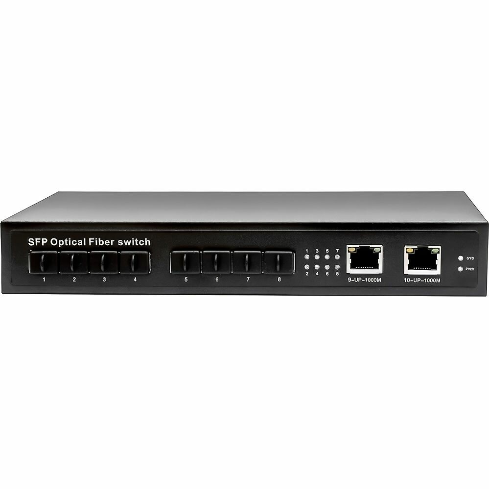 PoE-коммутатор NST Gigabit Ethernet RJ45x4, SFPx8 (NS-SW-8GX2G)