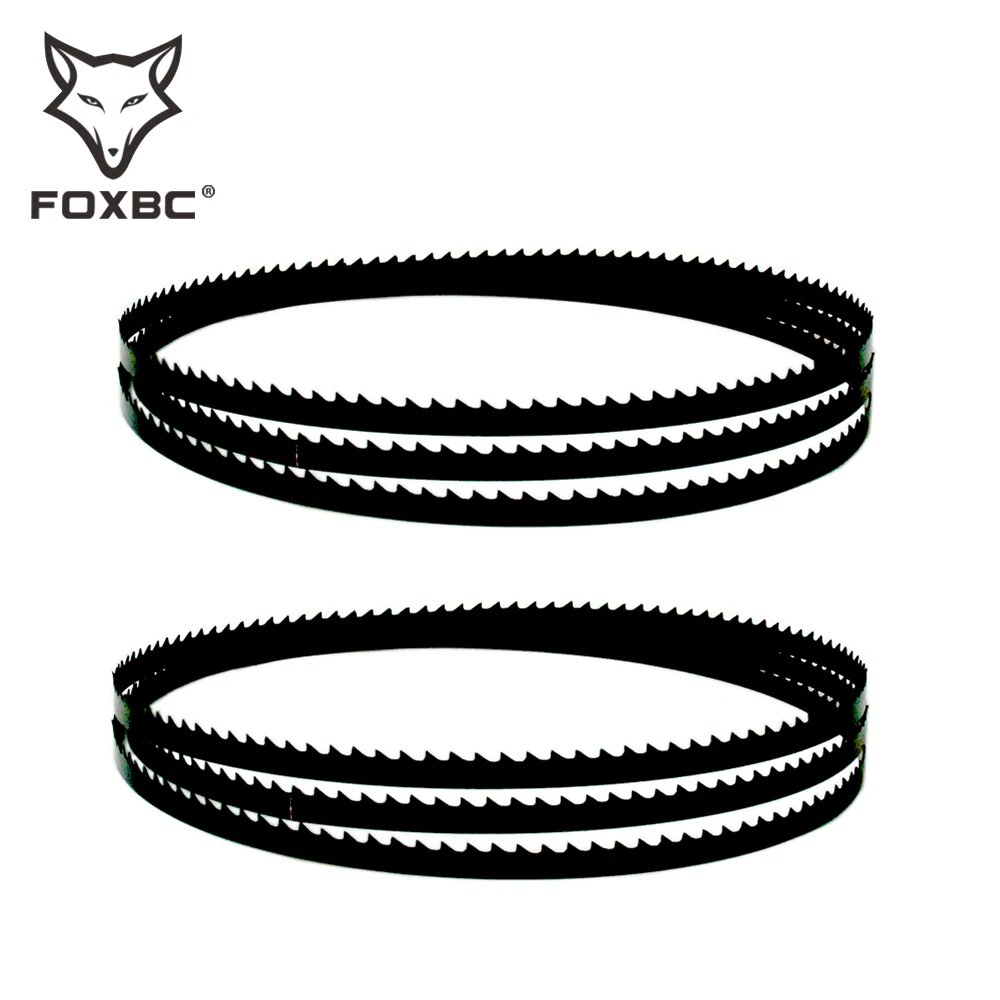 FOXBC 2095 мм, 2 шт, ширина 6, 10, 16 мм, 3, 6 TPI для Dewalt DW738, карбоновая ленточная пила, Деревообрабатывающие инструменты
