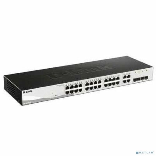 D-Link SMB Сетевое оборудование D-Link DGS-1210-28F3A Настраиваемый L2 коммутатор с 24 портами 101001000Base-T и 4 комбо-портами 1001000Base-TSFP 22298₽
