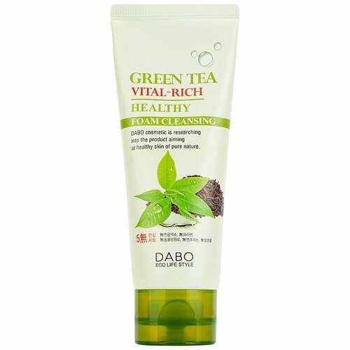 DABO Пенка для лица Green Tea Vital-Rich Healthy Foam Cleansing