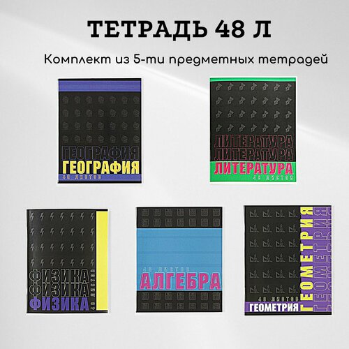 Комплект предметных тетрадей из 5-ти штук