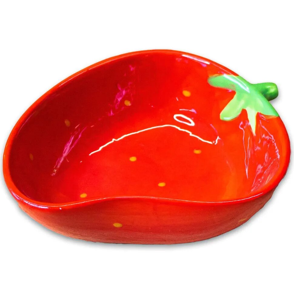 Миска Mr.Kranch керамическая для грызунов Клубничка 250 мл