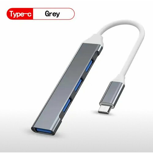 USB хаб Type-C 30USB разветвитель Тайп СиUSB концентраторUSB 30 Hub 600₽