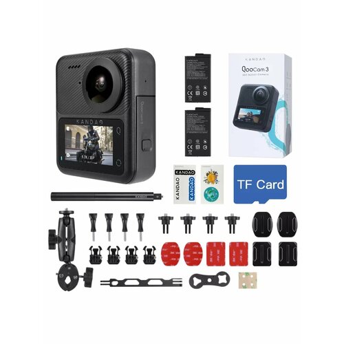 Панорамная экшн-камера QooCam 3 360 - Мотоцикл Комбо 32990₽