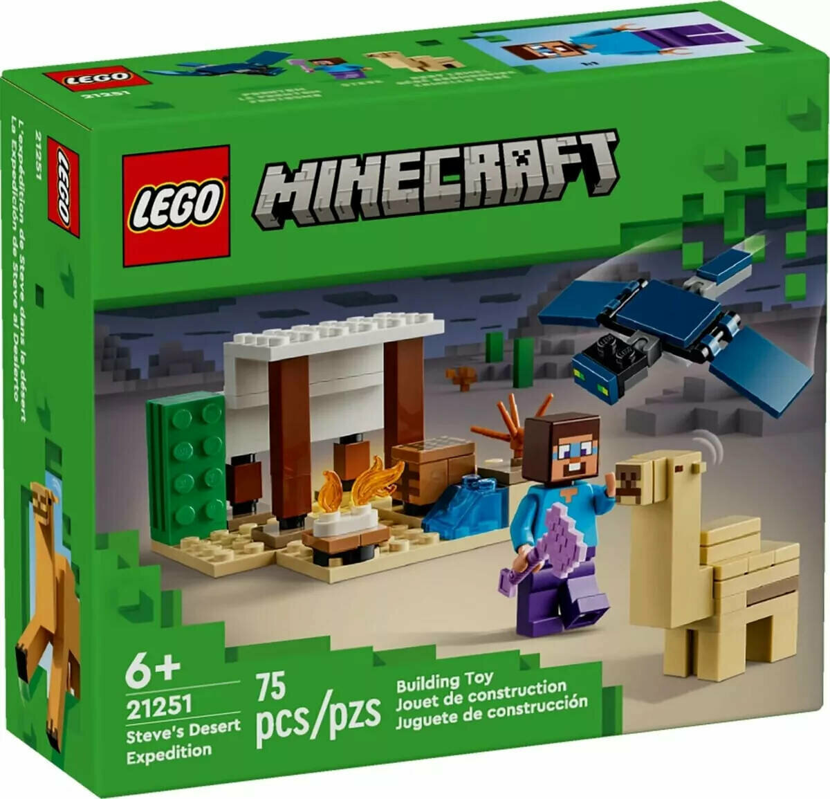 LEGO Minecraft 21251 Экспедиция Стива в пустыню