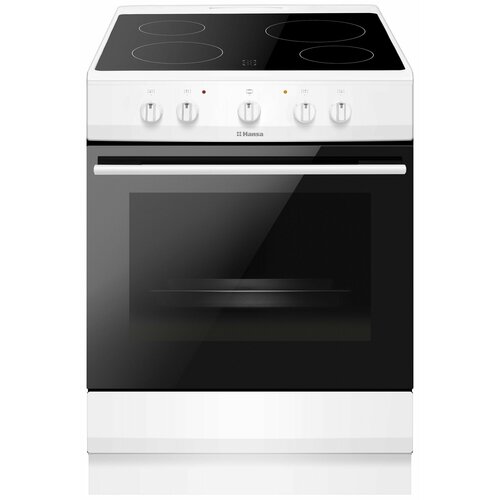 Электрическая плита Hansa FCCW63000H белый 71 л 4 конфорки 8200 Вт рецепты на дверце 4999000₽