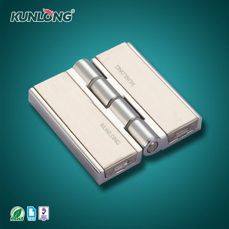 SK2-003-1 Петля накладная с декоративными заглушками винтов кунлонг цинковый сплав 60*62 мм 10 шт.