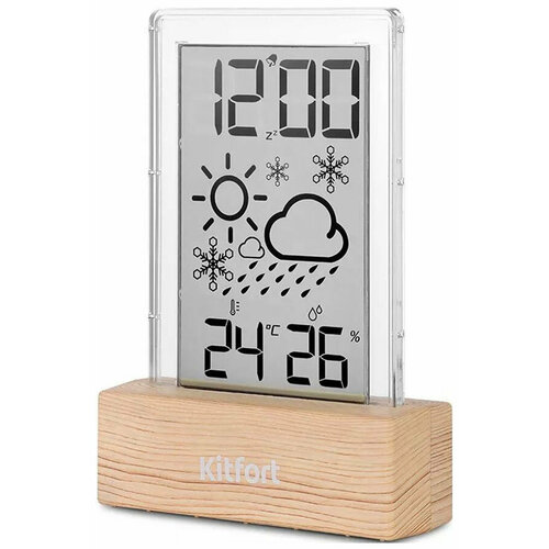 Часы с термометром и гигрометром Kitfort КТ-3386 1999₽