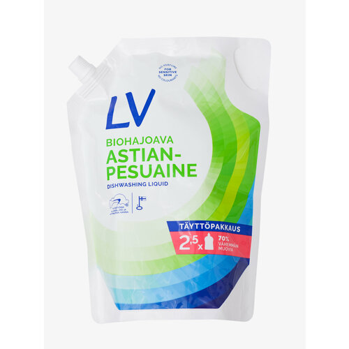 Средство для мытья посуды LV 1200 ммл запасной блок 1707₽