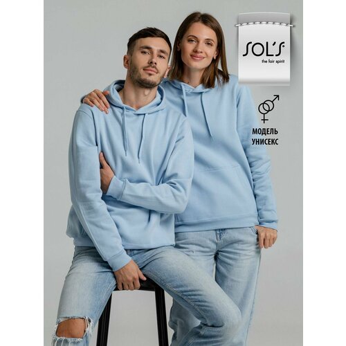 фото Толстовка sol's, размер 4xl, , голубой