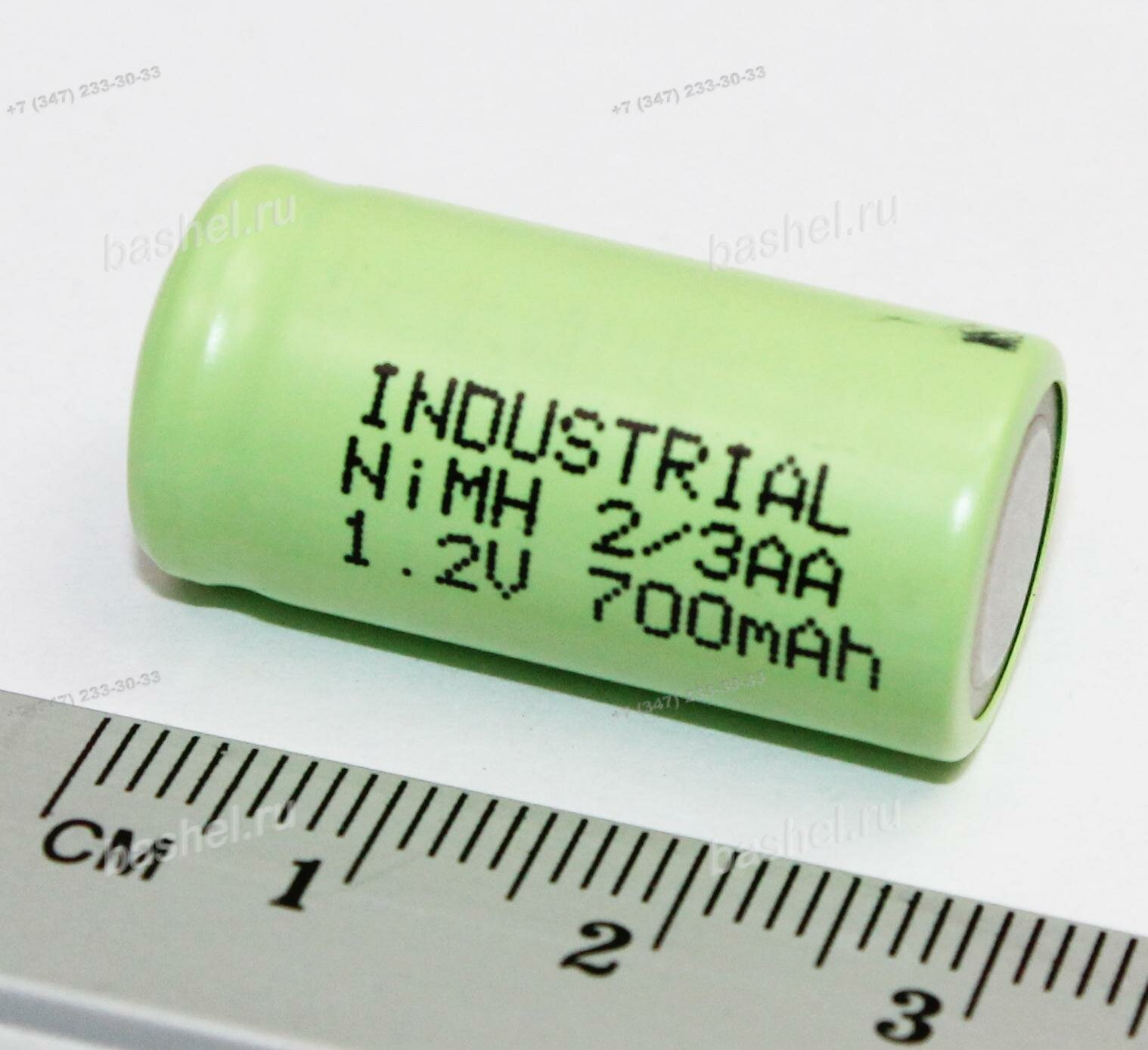 Аккумулятор H-2/3AA700 INDUSTRIAL 12В 700mAh NIMH (140*270mm) INDUSTRIAL