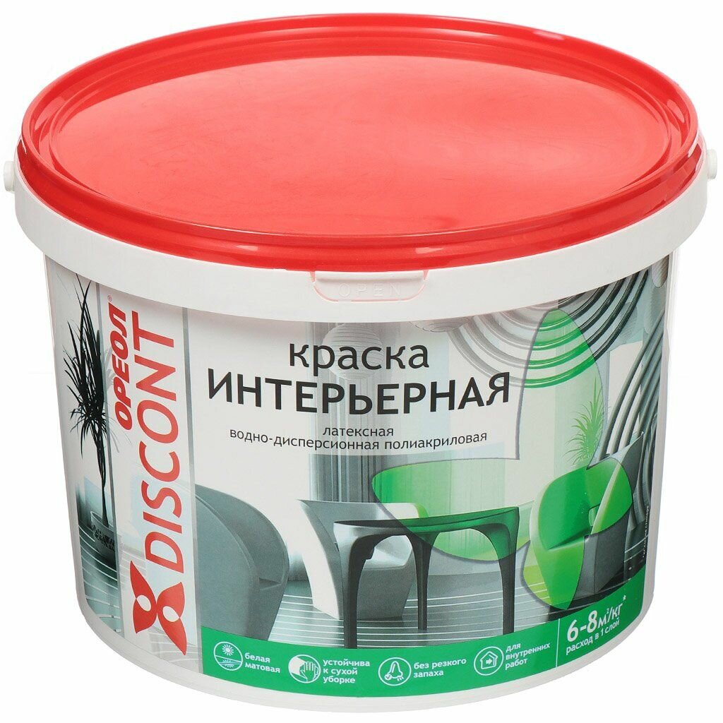Интерьерная краска Ореол Дисконт 
