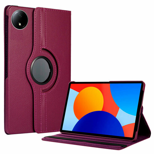 Чехол для планшета Xiaomi Redmi Pad SE 8.7, с подставкой / поворотный 360 градусов фиолетовый