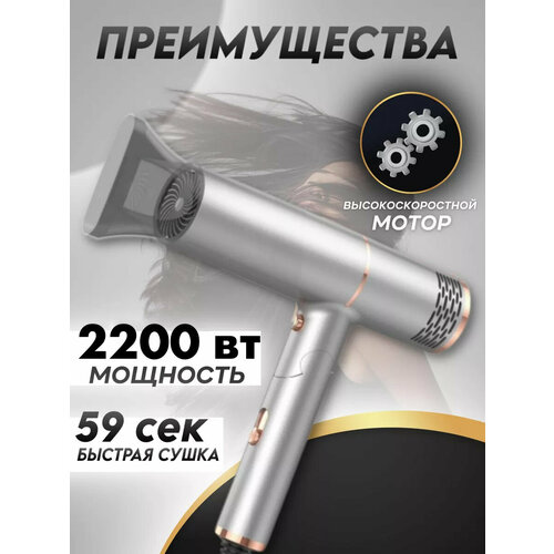Профессиональный фен для волосдорожныйфен домашнийуход за волосамидля укладки и сушки волос 194300₽