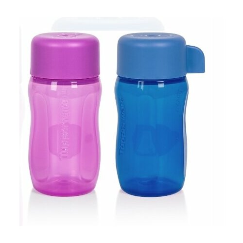 Набор эко-бутылок 90 мл Tupperware, 2 шт. синий