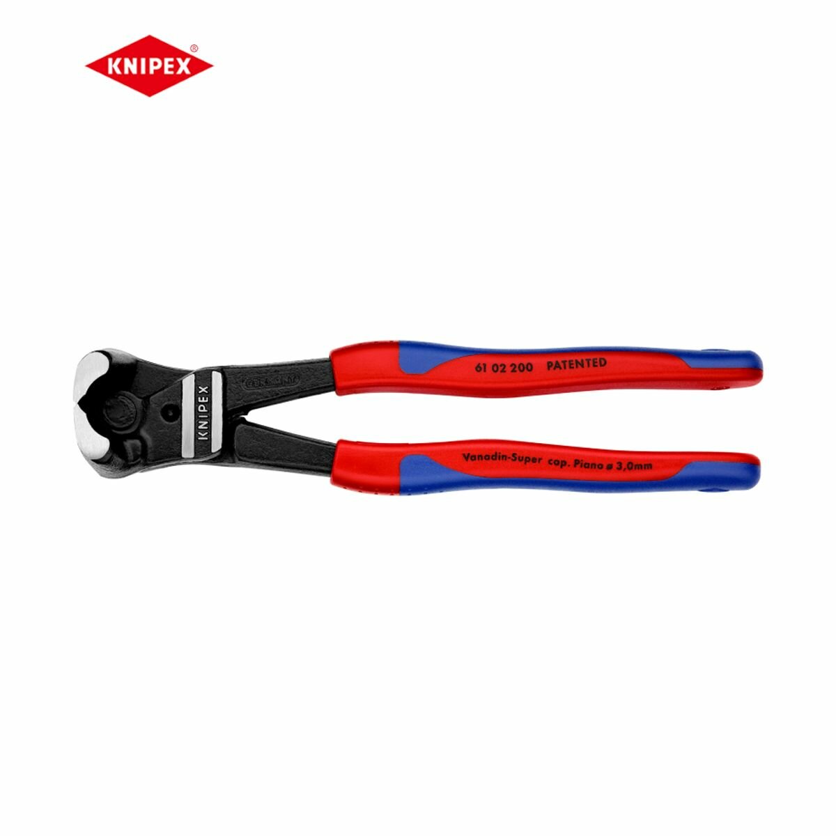 KNIPEX Кусачки торцевые, профессиональные , Съемник гвоздей 200 мм 6102200