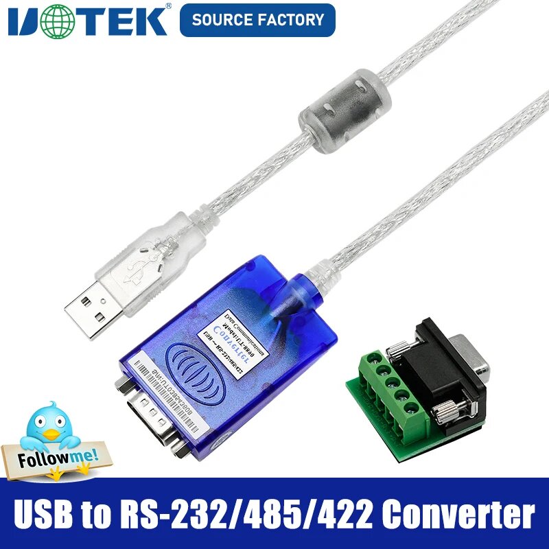 UOTEK кабель-переходник USB-RS232/RS485/RS422