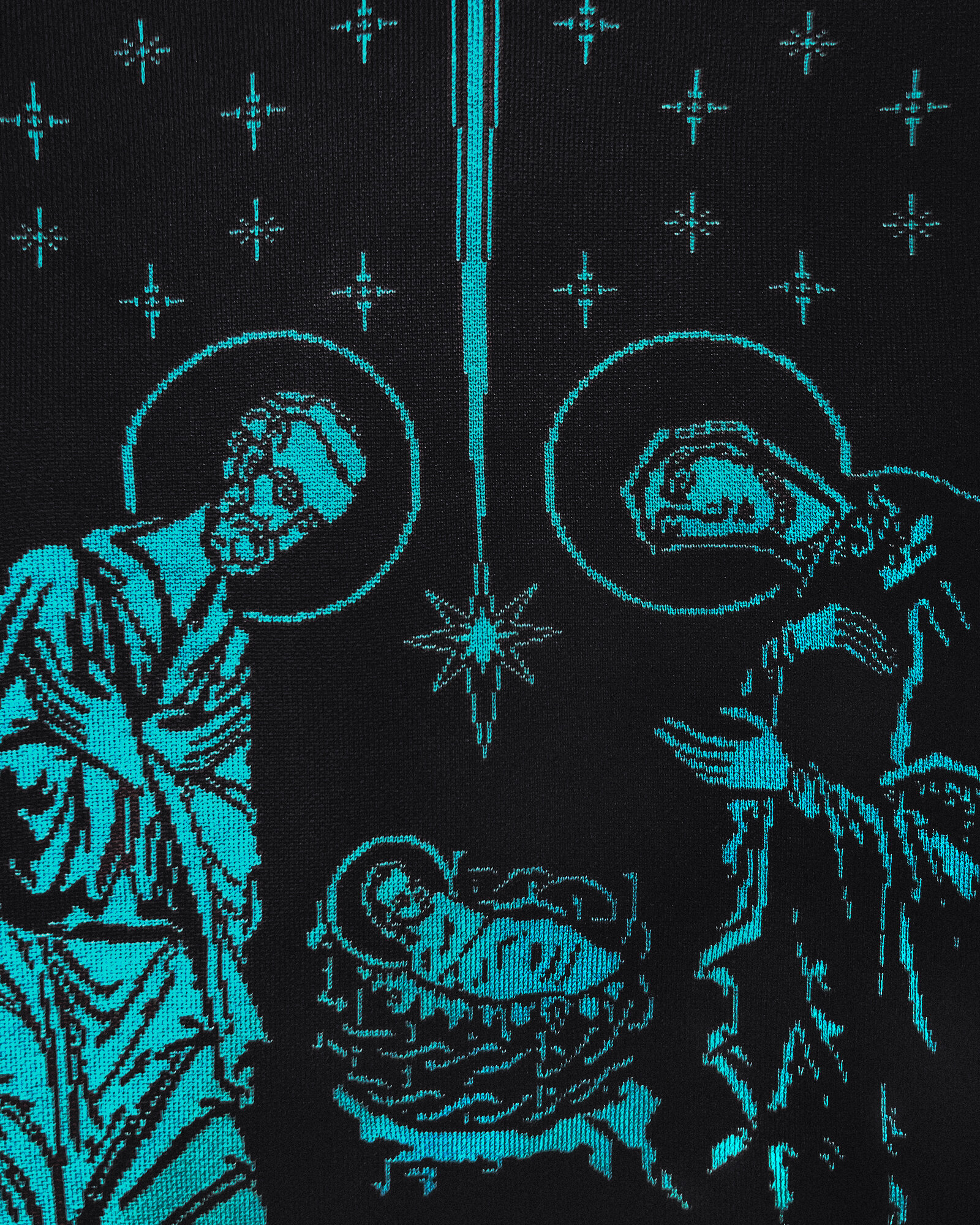 Свитер Антон Лисин Рождество, размер L/XL, , бирюзовый — фото 1