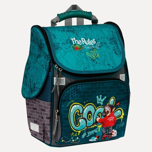 Изображение товара Ранец школьный ArtSpace Junior "Cool" 37x28x21см, 1 отделение, 3 кармана, анатомическая спинка, 4шт. (Uni_17775)