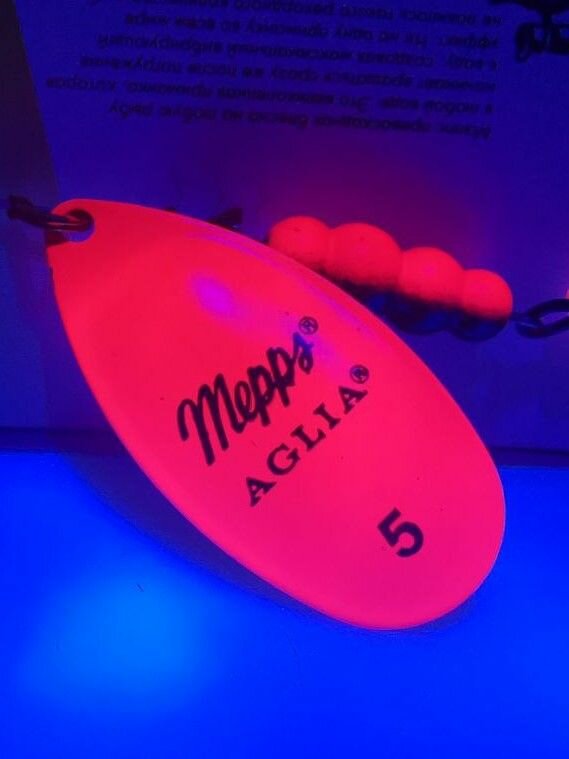 Блесна Mepps Aglia Fluo ROSE #1 (3,5г) — фото 1