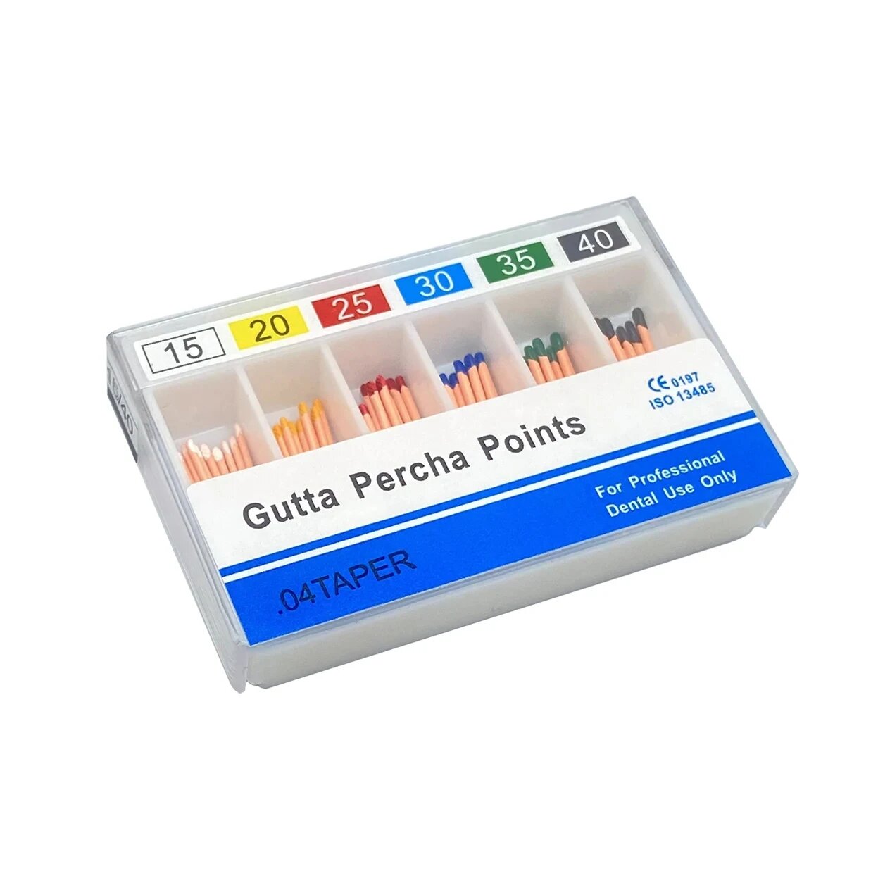 Gutta Percha Points .04 Taper, Size 15-40, GP