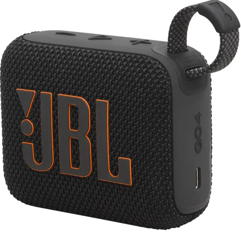 Портативная колонка JBL Go 4 Black, 4.2 Вт, 850 мА·ч, 7ч, Bluetooth 5.3