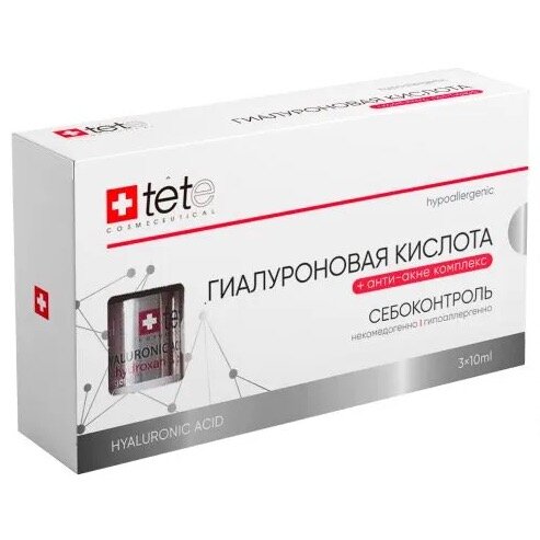 Гиалуроновая кислота  Антиакне комплекс 3 х 10 мл Hyaluronic acid  Anti Acne Complex Tete Cosmeceutical