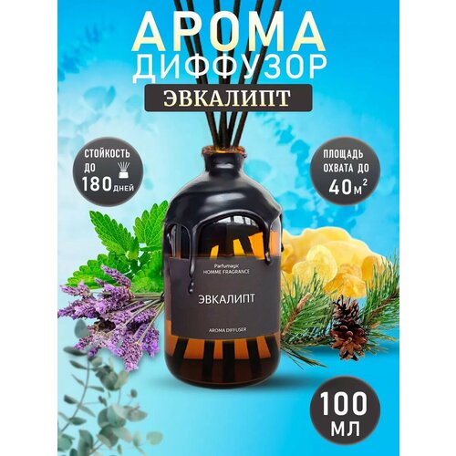 фото Аромадиффузор с ароматом эвкалипта 100мл parfumagic