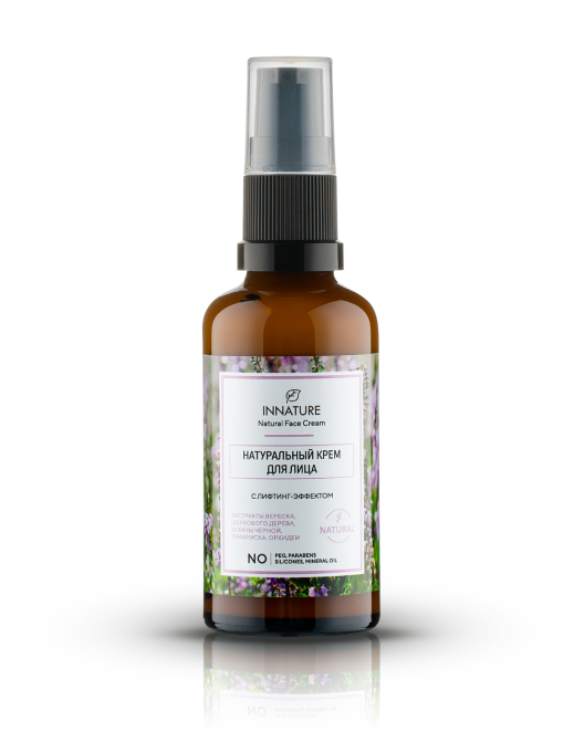 Крем для лица INNATURE с лифтинг эффектом, натуральный, 50 мл, OrganicZone
