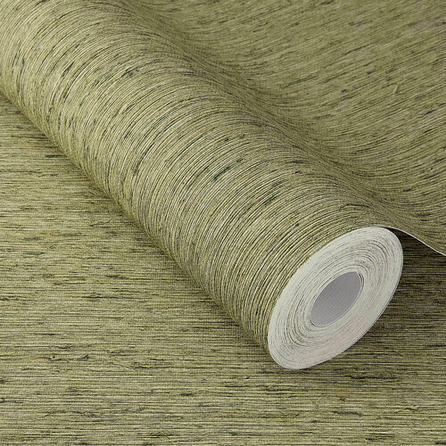Изображение товара Обои флизелиновые ширина 0,53 м. Матовые моющиеся. Под ткань зеленые. В гостиную спальню зал, на кухню. Немецкие Раш (Rasch) 571110