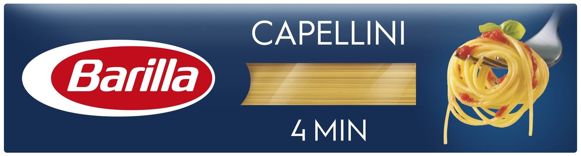 Макароны Barilla Capellini №1, спагетти, из твердых сортов пшеницы, без добавок, 450 г