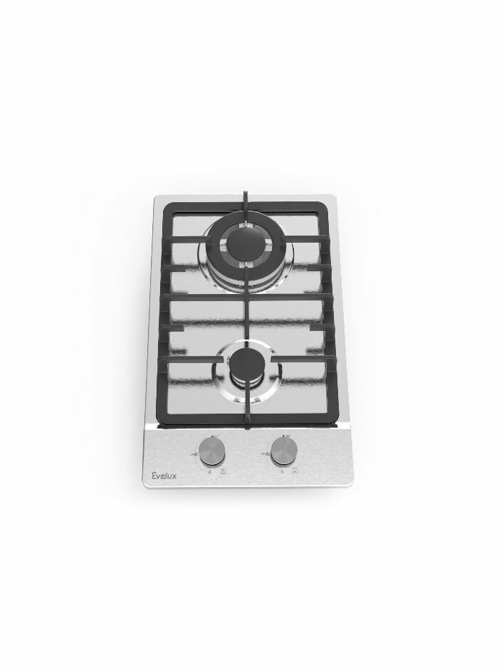 Встраиваемая газовая панель EVELUX HEG 330 X, официальная гарантия — фото 1