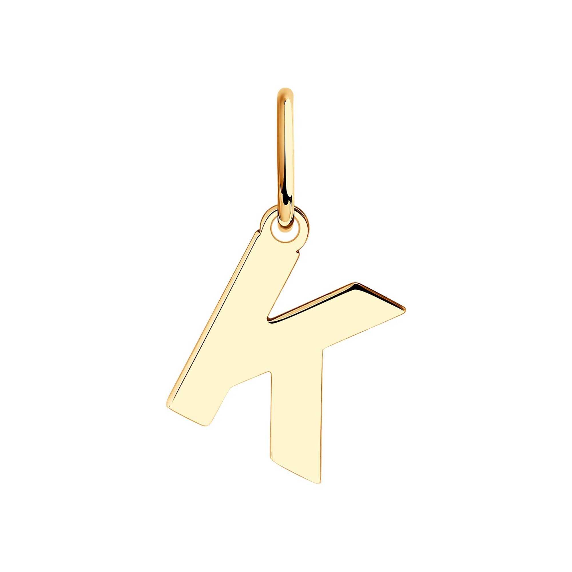 Подвеска, красное золото, 585 проба