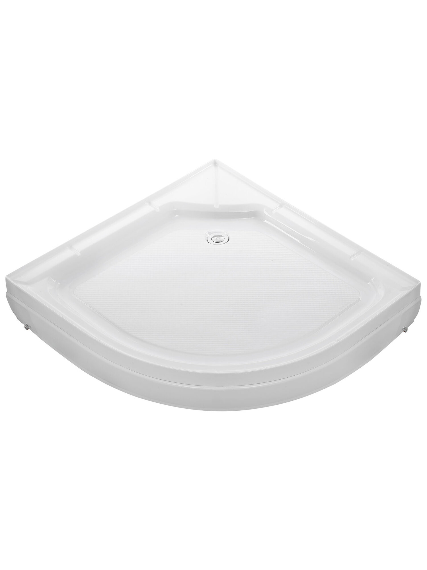 Душевой поддон WEMOR (RIVER) 90/15 C 90x90x15 низкий четверть круга белый