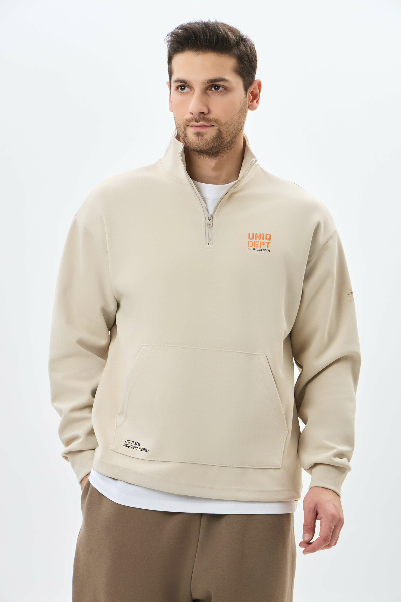 Толстовка TERRA PRO, размер L, , beige