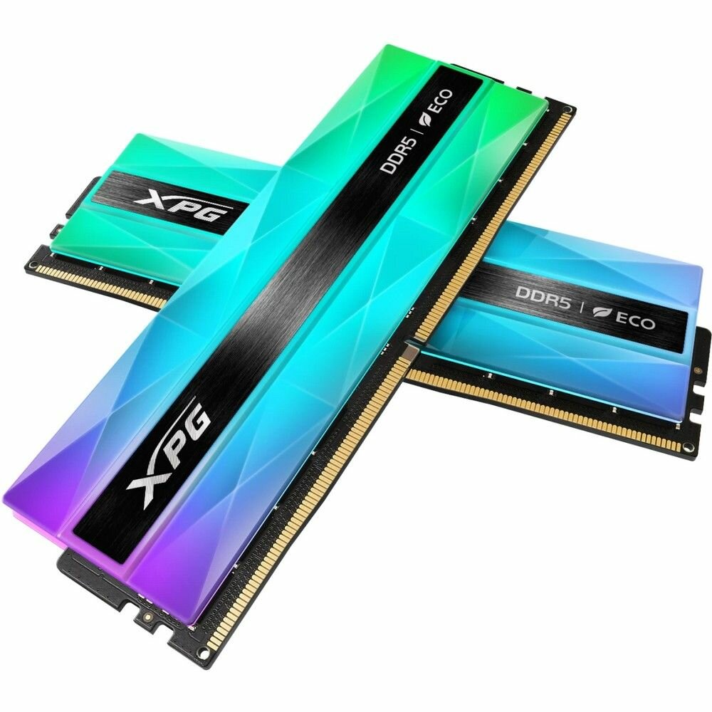 Модуль памяти ADATA 32GB LANCER RGB DDR5 DRAM Module kit 2*16gb, 7200MT/s, CL 34-46-46, 1.4V