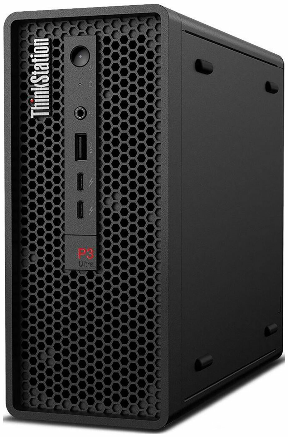ПК Lenovo ThinkStation P3 Ultra SFF, i7 13700 2.1, 32Gb, SSD1Tb, UHDG 770, Windows 11 Pro 64, 2.5xGbitEth+1xGbitEth, 300W, мышь, клавиатура, черный (30HBS64C00)