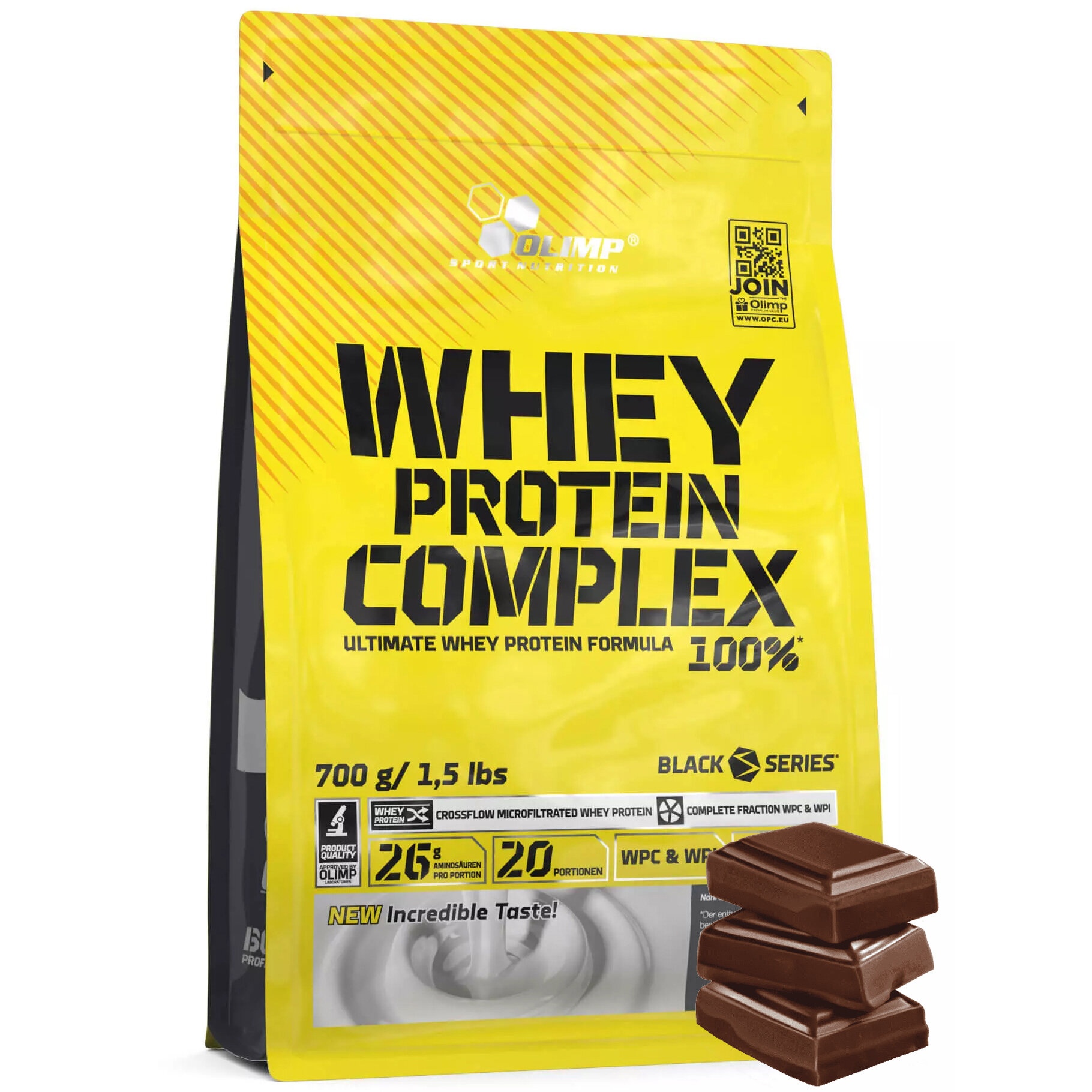 Сывороточный протеин Olimp Whey Protein Complex 100% - 700 г, шоколад