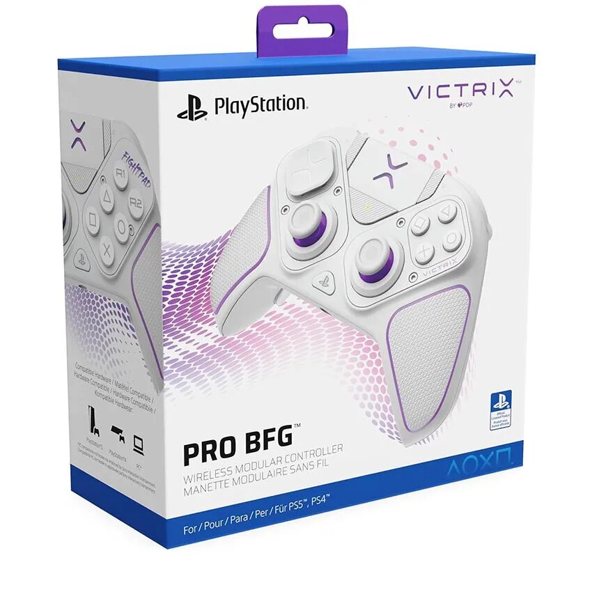 Беспроводной геймпад Victrix Pro BFG White (Белый) для PlayStation 5/4
