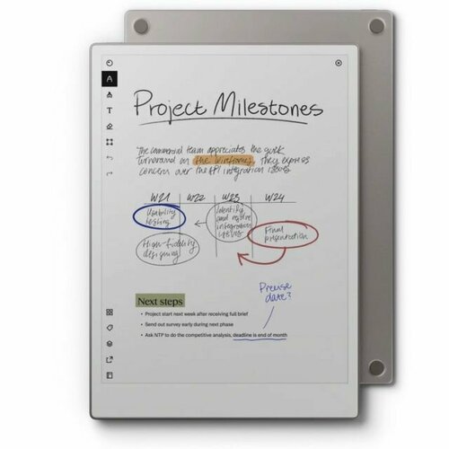 Графический планшет с имитацией бумаги reMarkable Paper Pro 11.8” 2024 (без стилуса)