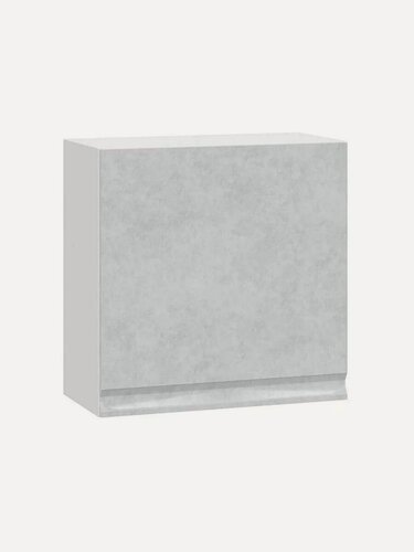 Изображение товара Кухонный модуль навесной, шкаф Велюр 60х29.6х60 см, Белый / Бетон снежный