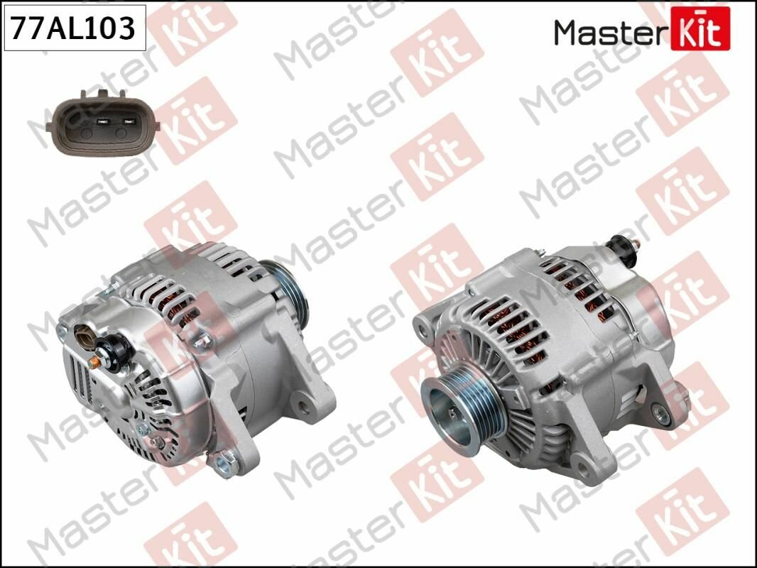 Генератор для Хендай Санта фе 2, КИА Карнивал Карнивал Diesel 3, Маджентис 77AL103 MASTERKIT