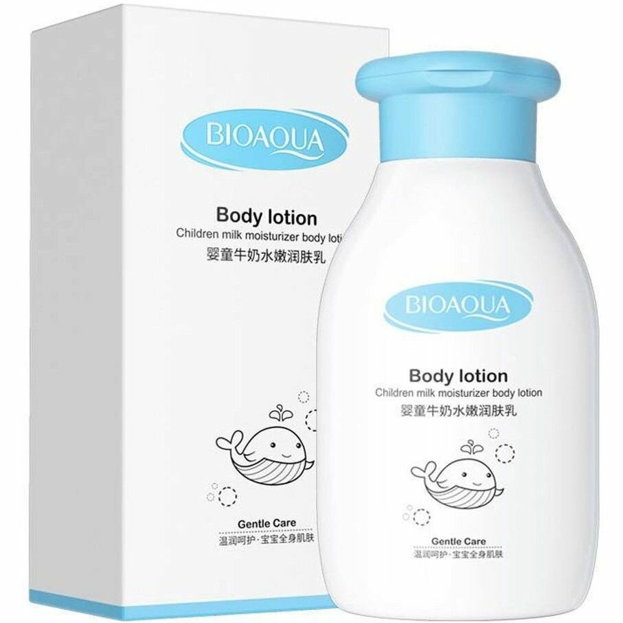 Увлажняющий детский лосьон для тела BIOAQUA с молочными протеинами и витамином E