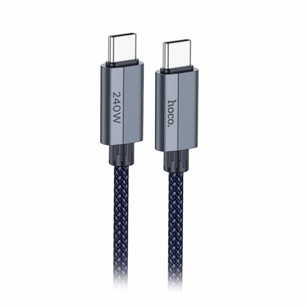 Кабель USB-C Type-C Hoco U134 (1.8 метра) <темно-синий>