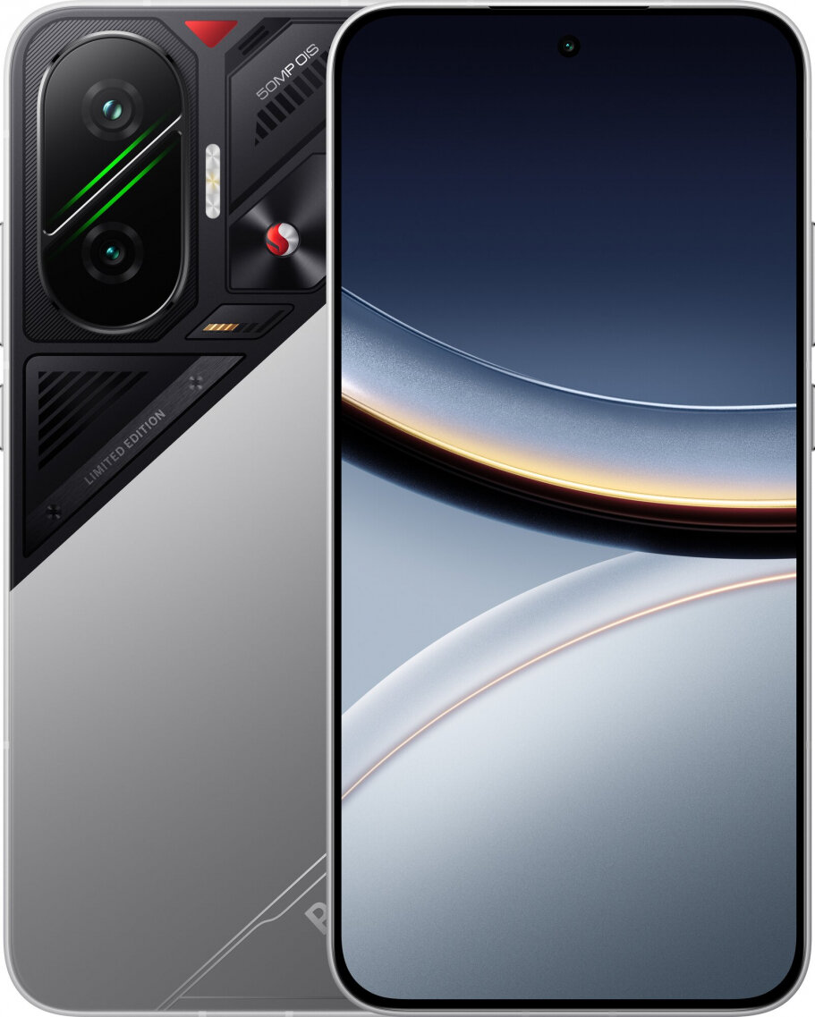 Смартфон Poco F7, 12/512Gb, AMOLED экран, Global, Silver (Серебристый)