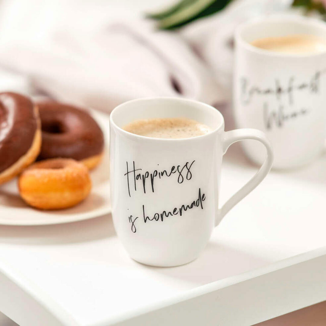 Кружка для чая и кофе 340 мл, Happiness is homemade, Villeroy & Boch, Премиум-Фарфор