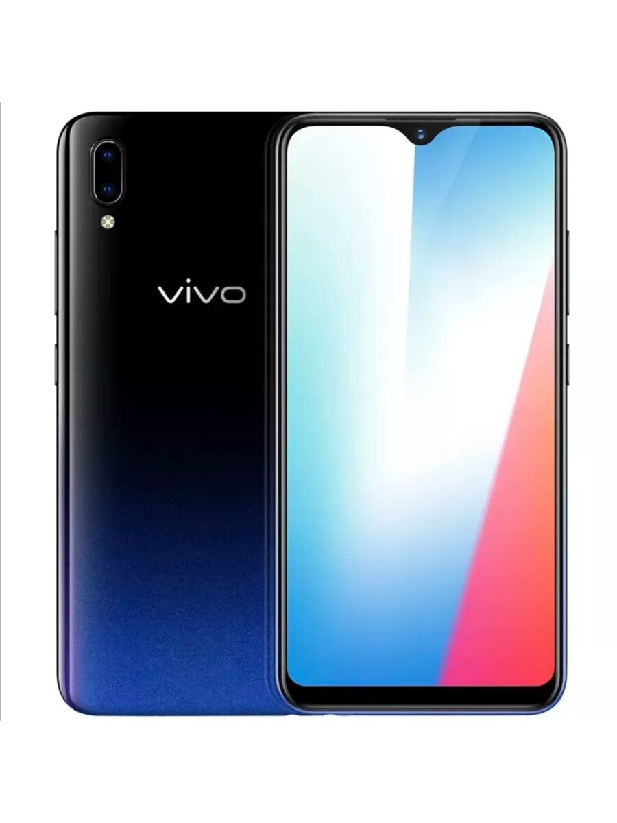 Смартфон VIVO Y93, экран IPS, Android 8.1, 6 ГБ ОЗУ, 128 Гб ПЗУ, черный